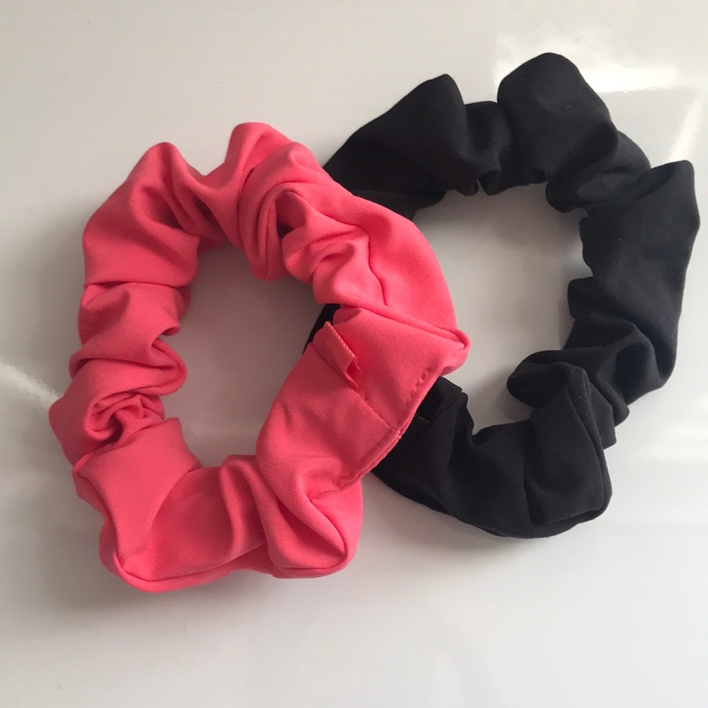 Two Lululemon scrunchies